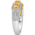 Couture® Sunny Yellow Diamond (5/8 ct. t.w.) & Vanilla Diamond (3/8 ct. t.w.) Three Stone Ring in Platinum & 14k Gold