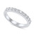 2-Pc. Set Cubic Zirconia Ring & Band in Sterling Silver