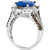 Blueberry Tanzanite (4-1/2 ct. t.w.), Chocolate Diamonds (1/2 ct. t.w.) & Nude Diamonds (1/2 ct. t.w.) Statement Ring in 14k White Gold