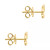 EFFY Diamond (1/8 ct.t.w.) Butterfly Stud Earrings in Sterling Silver or 14k Gold-Plated Sterling Silver