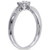 Diamond Cluster Swirl Engagement Ring (1/5 ct. t.w.) in 14k White Gold
