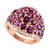 EFFY® Rhodolite (6-1/10 ct. t.w.) & Diamond (1/3 ct. t.w.) Cluster Ring in 14k Rose Gold