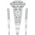 Diamond Halo Cluster Bridal Set (3 ct. t.w.) in 14k White Gold
