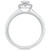 Diamond Pear Halo Engagement Ring (5/8 ct. t.w.) in 14k White Gold