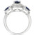 Sapphire (1-1/2 ct. t.w.) & Diamond (1/3 ct. t.w.) Statement Ring in 14k Gold (Also in Emerald)