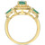 Sapphire (1-1/2 ct. t.w.) & Diamond (1/3 ct. t.w.) Statement Ring in 14k Gold (Also in Emerald)
