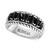 EFFY® Black Spinel Rope-Framed Ring (2 ct. t.w.) in Sterling Silver