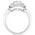 Diamond Oval Cluster Statement Ring (1 ct. t.w.) in 14k White Gold