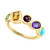 EFFY® Multi-Gemstone Bezel Statement Ring (1-7/8 ct. t.w.) in 14k Gold