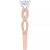 Diamond Oval Twist Shank Engagement Ring (5/8 ct. t.w.) in 14k Gold