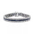 Sapphire (6 ct. t.w.) & Diamond (2 ct. t.w.) Triple Row Tennis Bracelet in Sterling Silver (Also in Emerald & Ruby)