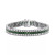 Sapphire (6 ct. t.w.) & Diamond (2 ct. t.w.) Triple Row Tennis Bracelet in Sterling Silver (Also in Emerald & Ruby)