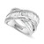 EFFY® Diamond Baguette Crossover Statement Ring (2-1/4 ct. t.w.) in 14k White Gold