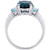 Blue Topaz (4-1/2 ct. t.w.) & Diamond Accent Statement Ring in Sterling Silver