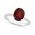 Women's Garnet (3-1/10 ct.t.w.) and Diamond (1/10 ct.t.w.) Ring in Sterling Silver