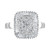 EFFY® Diamond Halo Cluster Ring (1 ct. t.w.) in 14k White Gold