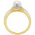 Cultured Freshwater Pearl & Lab-Created White Sapphire (1/4 ct. t.w.) Halo Ring in 10k Gold (Also in Onyx)