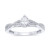 Diamond Pear Twist Engagement Ring (1/2 ct. t.w.) in 14k White, Yellow or Rose Gold