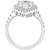EFFY® Diamond Multi-Shape Teardrop Cluster Ring (2 ct. t.w.) in 18k White Gold