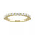 Moissanite Wedding Band (3/8 ct. t.w. DEW) in 14k White, Yellow or Rose Gold