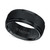 Brush Finish Edged Comfort Fit Band in Tungsten Carbide