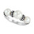 Cultured Freshwater Pearl (5-1/2 - 7-1/2mm) Beaded Rondelle Ring in Sterling Silver