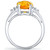 Citrine (2-3/4 ct. t.w.) & Diamond (1/20 ct. t.w.) Ring in Sterling Silver