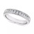 Diamond Milgrain Anniversary Band Collection in 14k Gold & White Gold