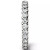 Moissanite Eternity Band (1 ct. t.w. DEW) in 14k White Gold or 14k Yellow Gold