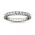 Moissanite Eternity Band (1 ct. t.w. DEW) in 14k White Gold or 14k Yellow Gold