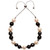 Multi-Stone Beaded Bolo Bracelet in Sterling Silver