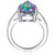 Mystic Topaz & White Topaz Ring in Sterling Silver