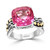 EFFY® Pink Topaz Ring (8-1/3 ct. t.w.) in Sterling Silver & 18k Gold