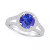 Tanzanite (2 Ct. t.w.) and Diamond (1/2 Ct. t.w.) Halo Ring