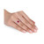 Lab-Created Ruby (1-5/8 ct. t.w.) & Diamond (1/20 ct. t.w.) Heart Ring in Sterling Silver