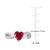 Lab-Created Ruby (1-5/8 ct. t.w.) & Diamond (1/20 ct. t.w.) Heart Ring in Sterling Silver