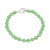Dyed Green Jade Toggle Bracelet (Also available in Onyx)