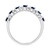 EFFY® Sapphire (5/8 ct. t.w.) & Diamond (1/8 ct. t.w.) Statement Ring in 14k White Gold