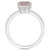 Women's Rose Quartz (1-3/4 ct.t.w.) and Diamond (1/10 ct.t.w.) Ring in Sterling Silver