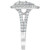 Diamond Teardrop Halo Cluster Ring (1 ct. t.w.) in 10k White Gold