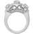 Diamond Triple Halo Ring (3 ct. t.w.) in 14k White Gold