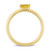 Baguette-Cut Yellow Sapphire (1/3 ct. t.w.) Stackable Ring in 10K Yellow Gold