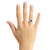London Blue Topaz (2-2/5 ct. t.w.) and Diamond (1/10 ct. t.w.) Ring in Sterling Silver
