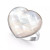 Mother-of-Pearl Heart Ring in Sterling Silver