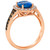 Blueberry Tanzanite (1-3/4 ct. t.w.), Chocolate Diamonds (1/4 ct. t.w.) & Nude Diamonds (1/3 ct. t.w.) Ring set in 14k Rose Gold