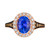 Blueberry Tanzanite (1-3/4 ct. t.w.), Chocolate Diamonds (1/4 ct. t.w.) & Nude Diamonds (1/3 ct. t.w.) Ring set in 14k Rose Gold