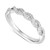 Diamond Twist Band (1/5 ct. t.w.) in 10k White Gold