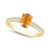 Citrine (7/8 Ct. T.W.) and Diamond (1/3 Ct. T.W.) Ring in 14K Yellow Gold