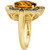 Cinnamon Citrine (4-3/4 ct. t.w.) & Diamond (1 ct. t.w.) Double Halo Ring in 14k Gold