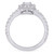 Diamond Cushion Halo Engagement Ring (1 ct. t.w.) in 14k White Gold